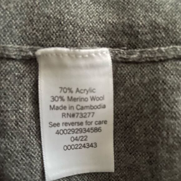 Men's Apt. 9 Merino Wool Blend Colorblock Pattern Crewneck Sweater Size XL - Picture 4 of 7